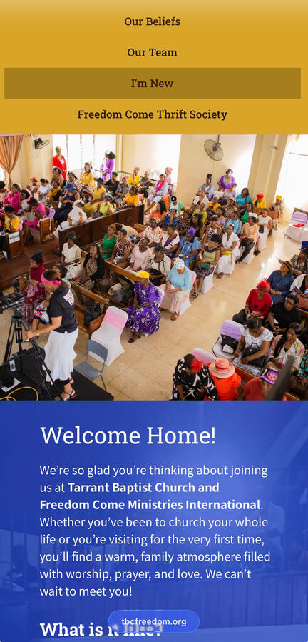 Content Writing for Church Client